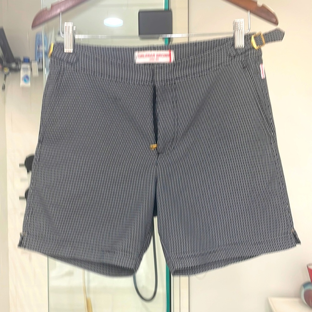 Luxury style! Orlebar Brown size 30 jacquard hybrid board shorts/trunks.
